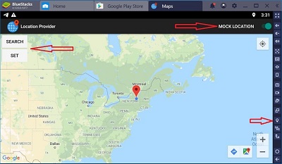 mock grindr location